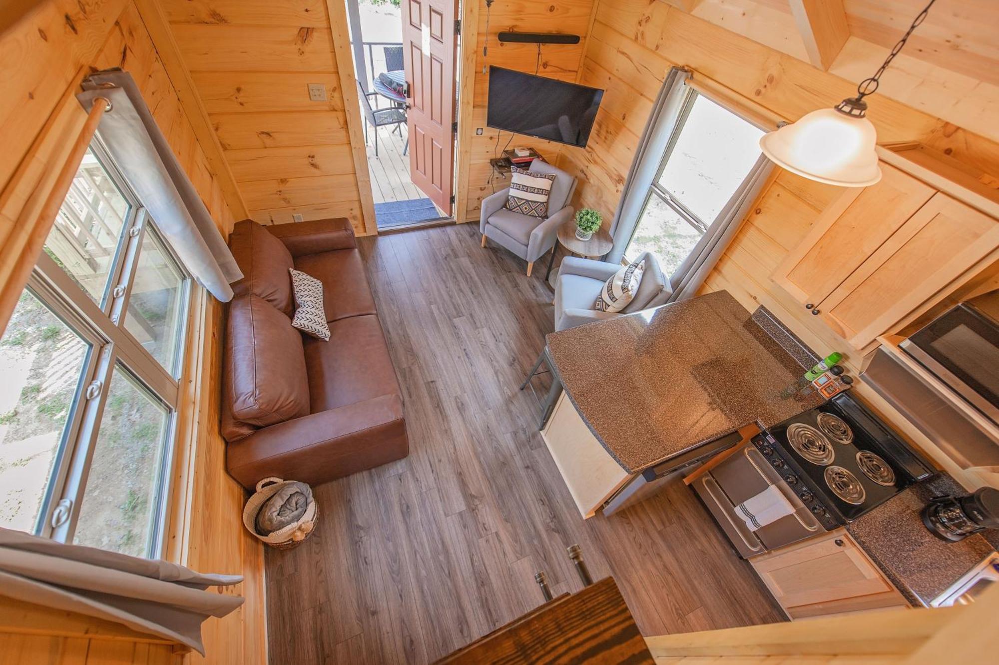 Meg Cabin Tiny Rustic Comfort On Lookout Mtn تشاتانوغا المظهر الخارجي الصورة